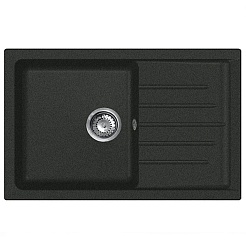 Granfest Мойка кухонная Practic GF-P760L Черный – фотография-1